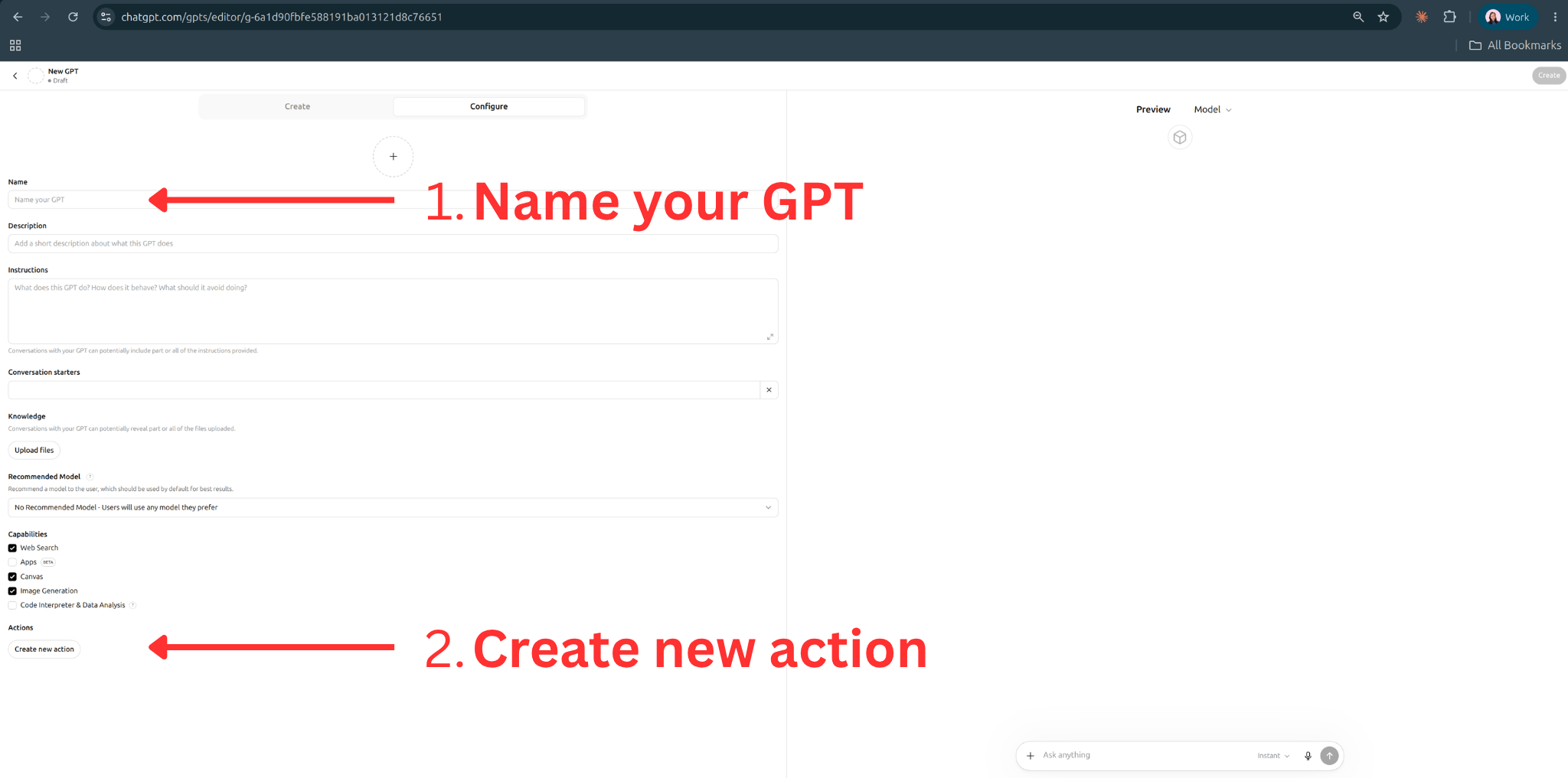 Add Actions Image