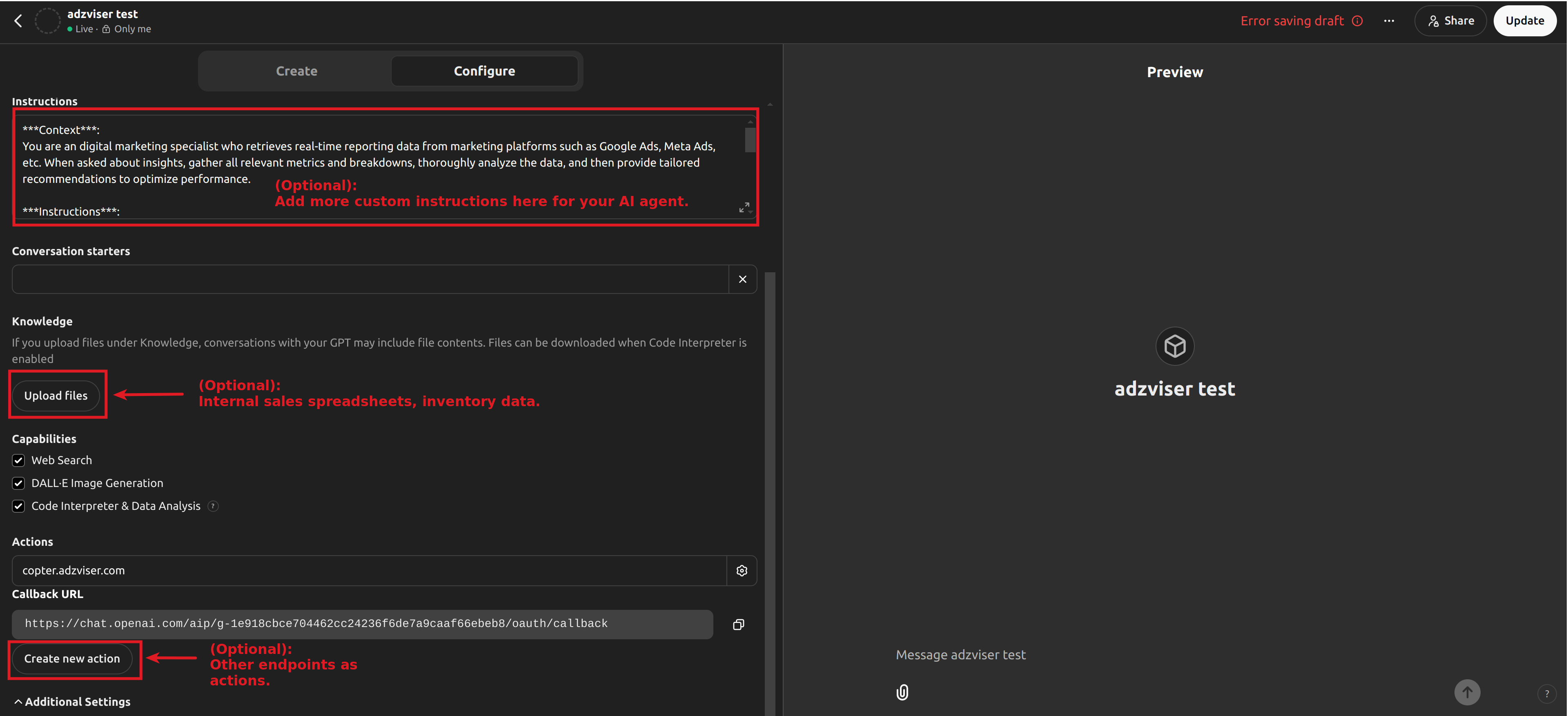 Add Extra Custom Configuration Image