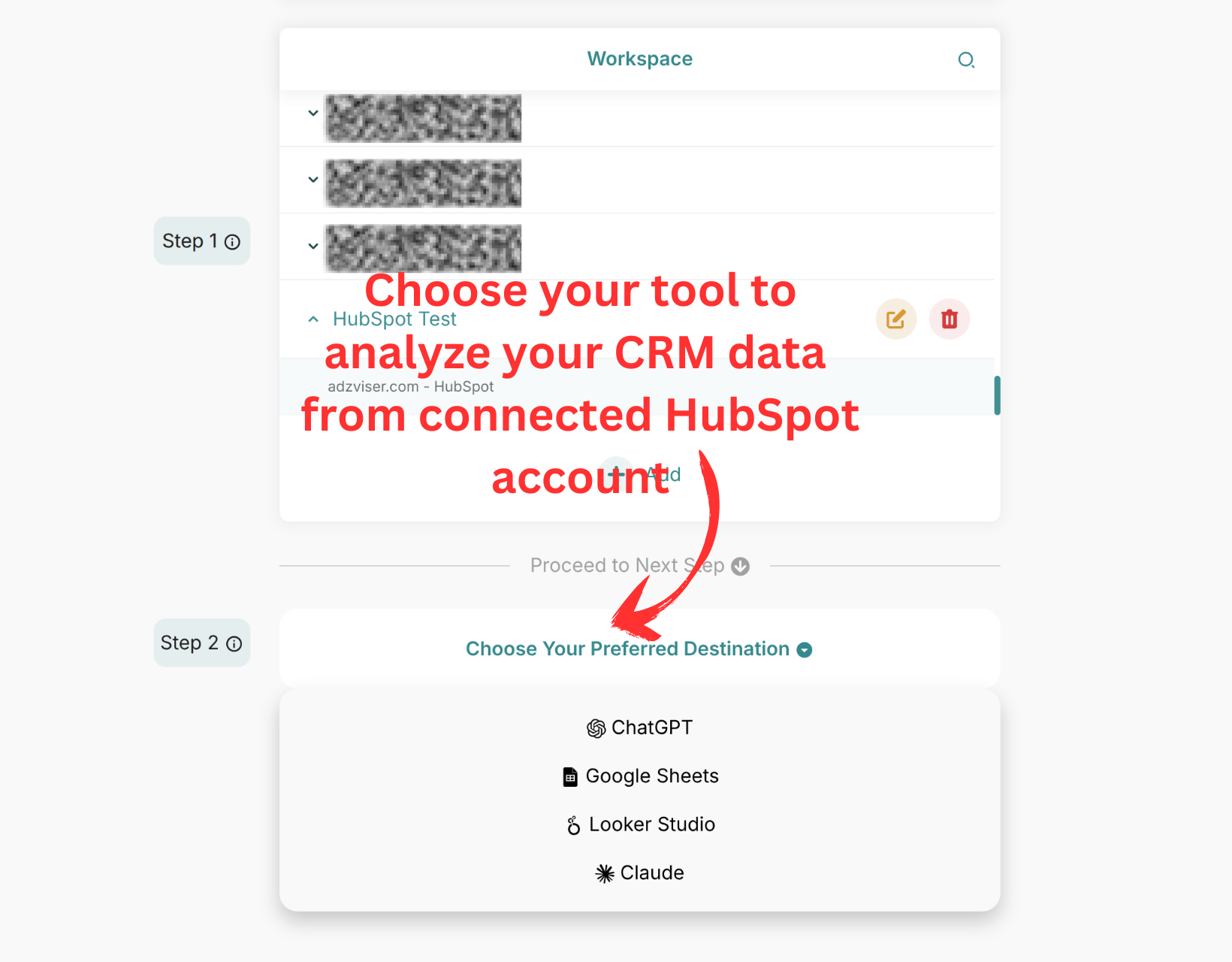 Choose a tool to analyze your HubSpot CRM data Image