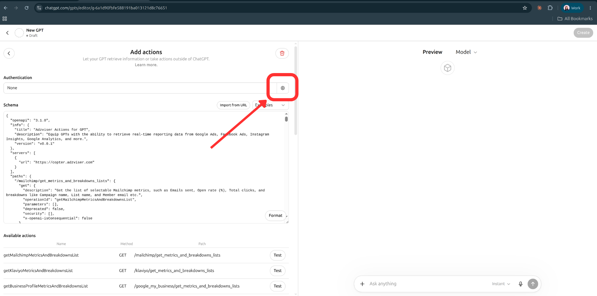Configure OAuth Image