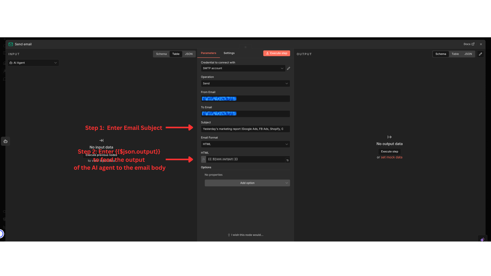 Configure email delivery settings